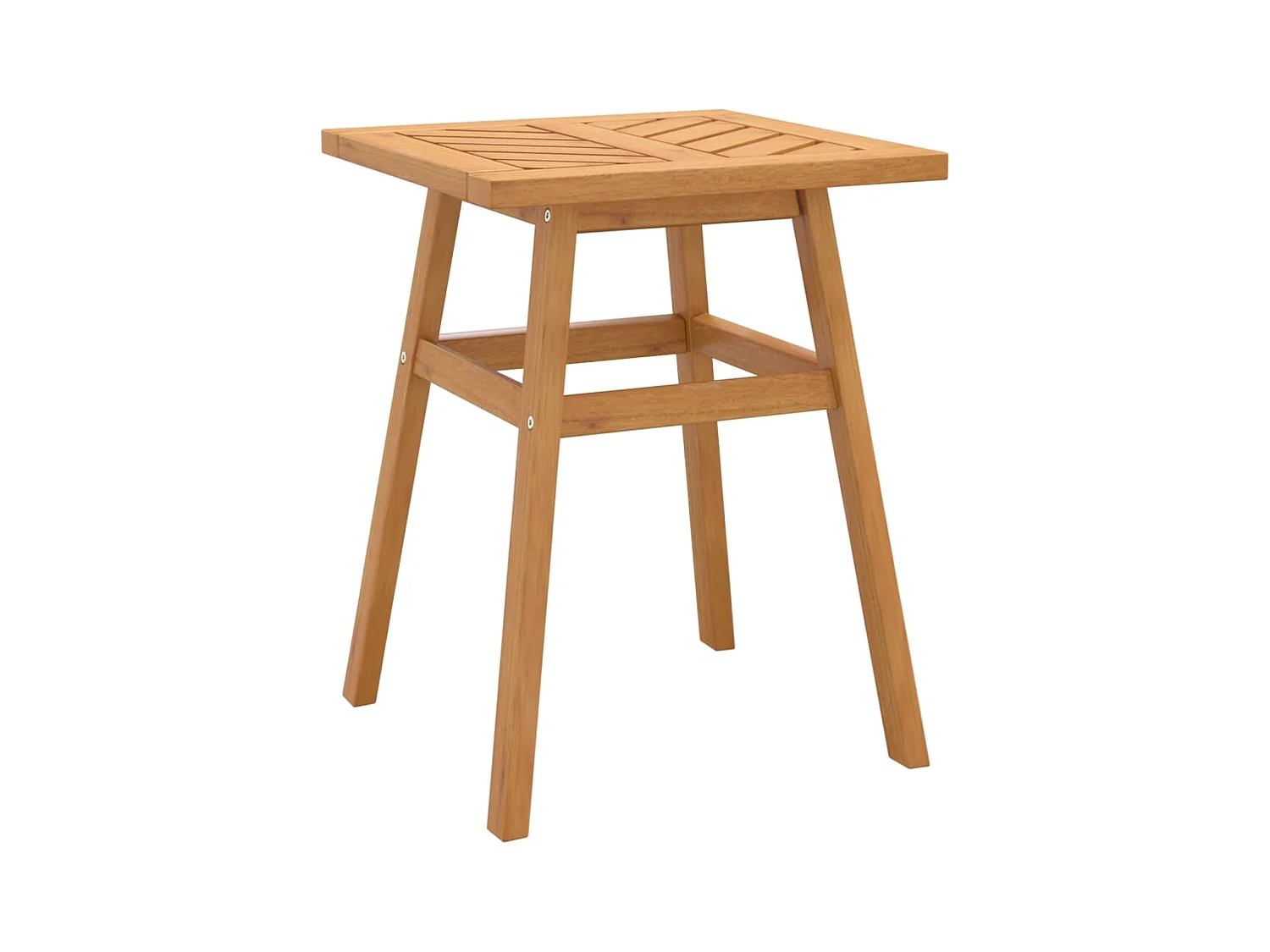 Table d'appoint 45x45x60 bois massif d'acacia
