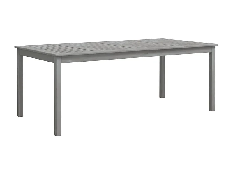 Table de jardin Gris 200x100x75 Bois d'acacia solide