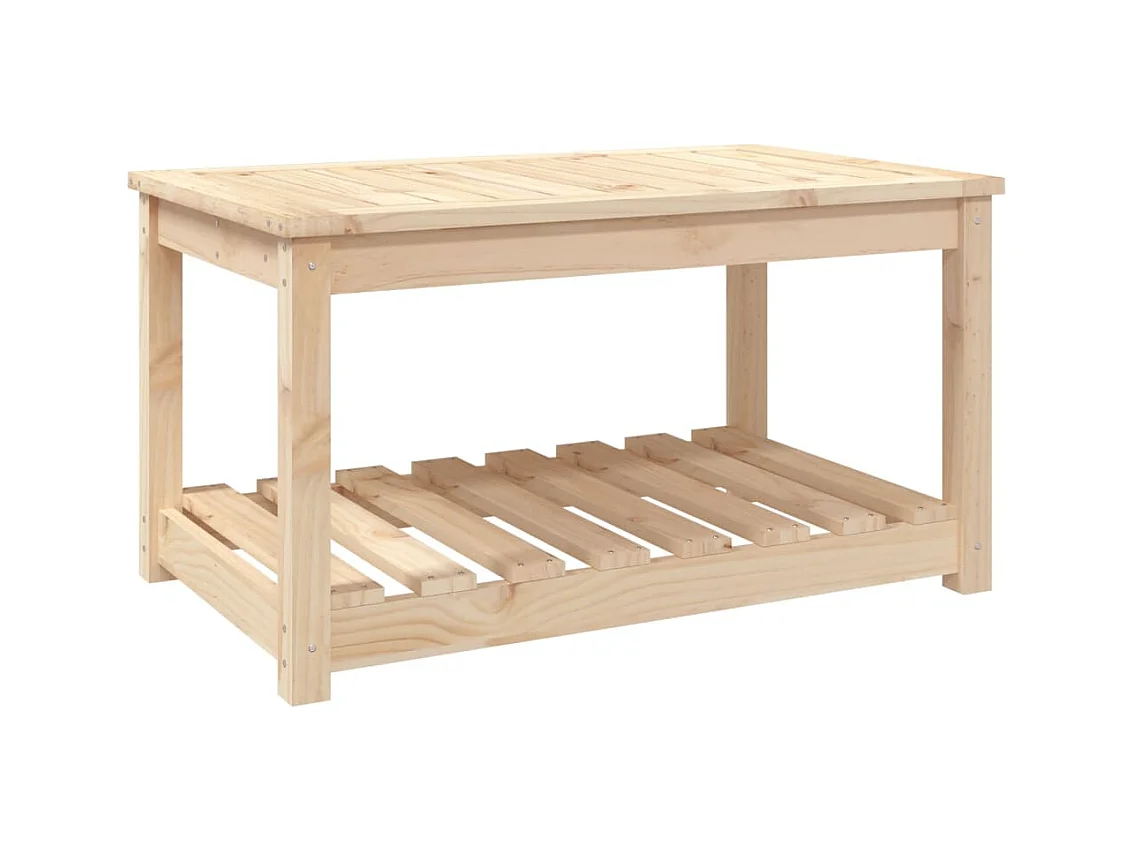 Table de jardin 82,5x50,5x45 bois massif de pin