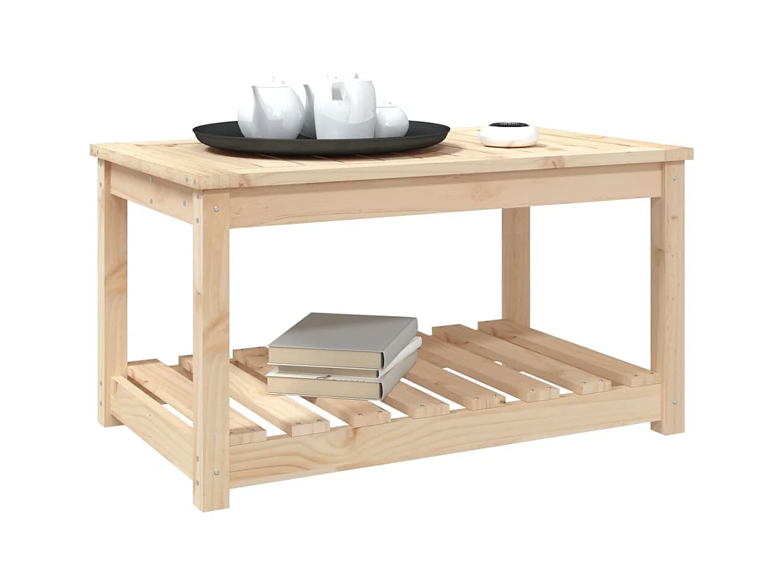 Table de jardin 82,5x50,5x45 bois massif de pin