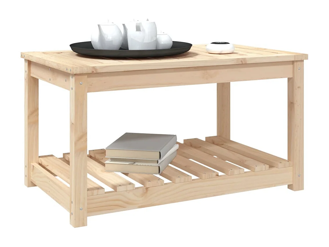 Table de jardin 82,5x50,5x45 bois massif de pin