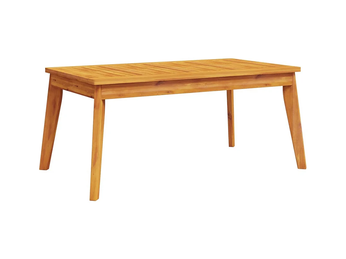 Table à manger de jardin 100x55x45 bois massif d'acacia