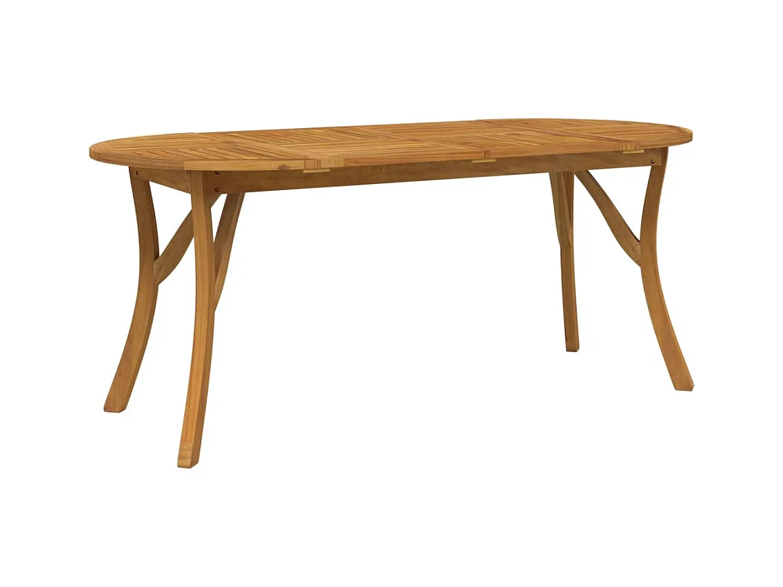 Table de jardin 200x90x75 Bois d'acacia solide