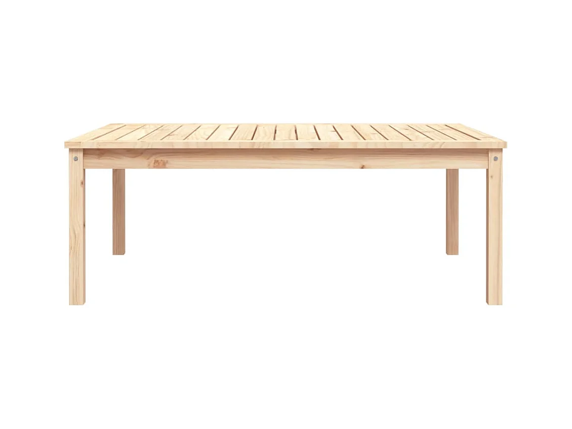 Table de jardin 121x82,5x45 bois massif de pin