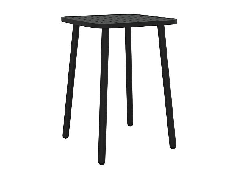 Table de jardin anthracite 50x50x71 acier