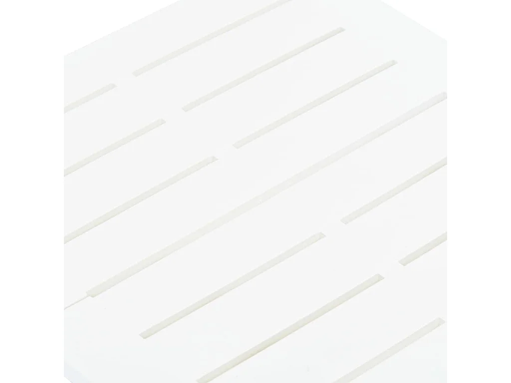Table pliable de jardin Blanc 45x43x50 Plastique