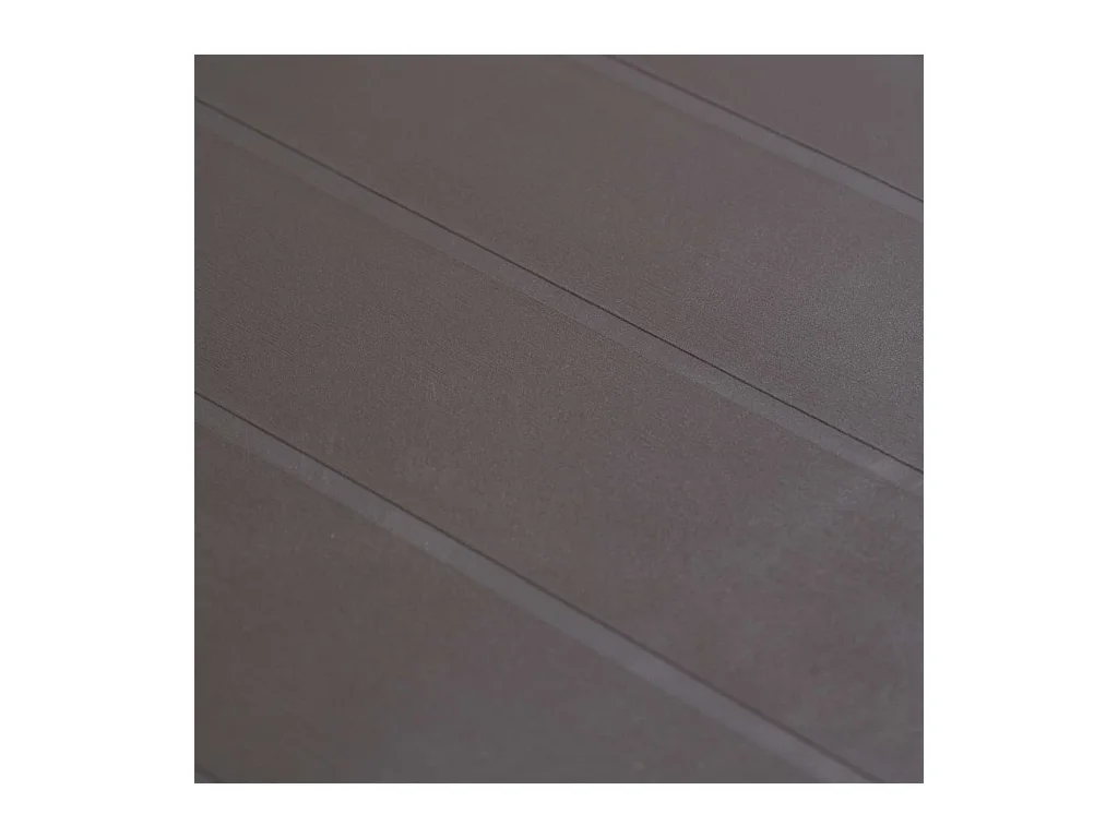 Table de jardin Marron 79x79x72 Plastique Aspect de rotin