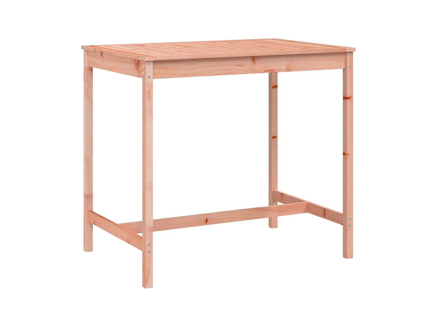 Table de jardin 121x82,5x110 bois massif de douglas