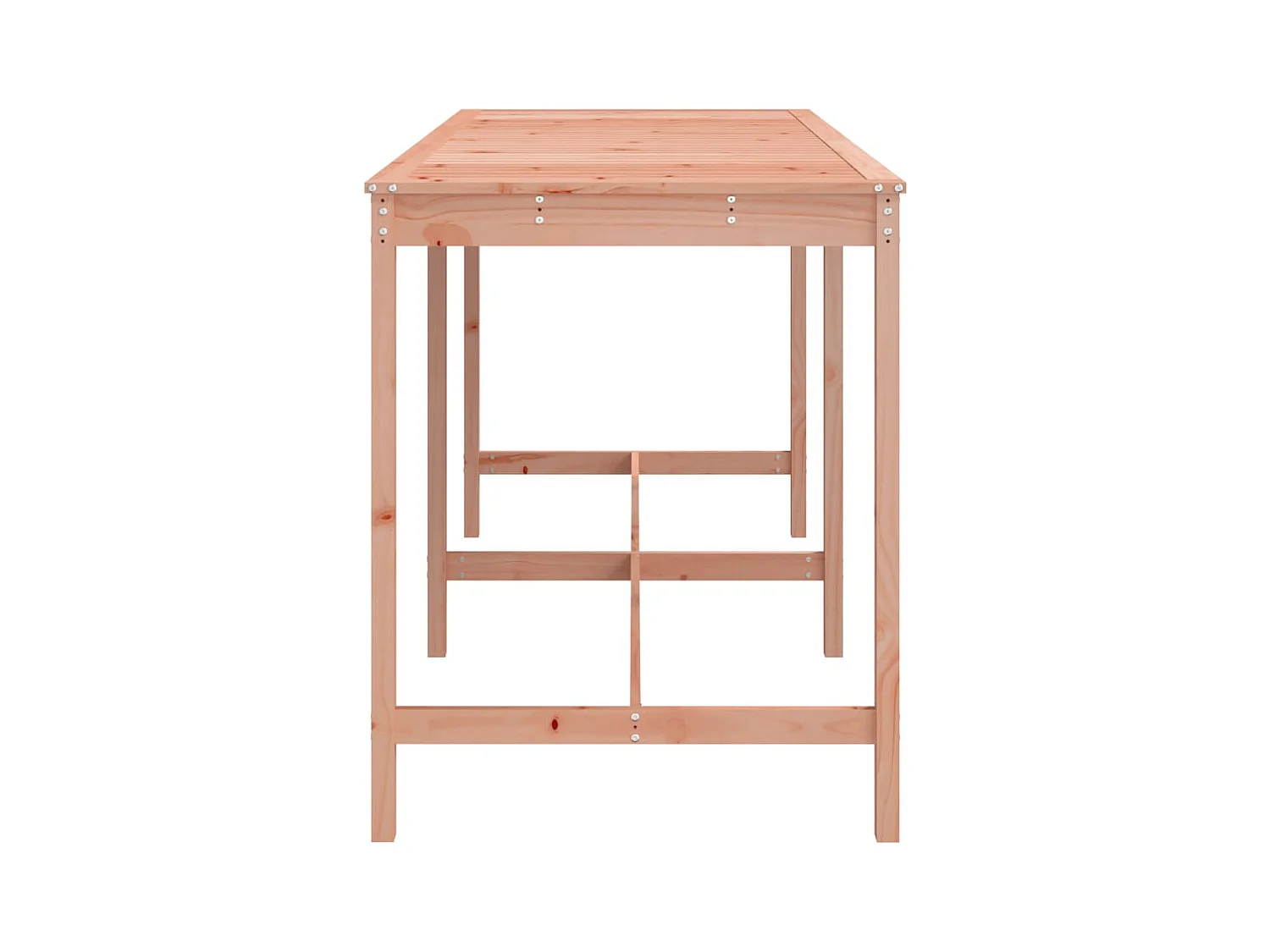 Table de jardin 203,5x90x110 bois massif de douglas