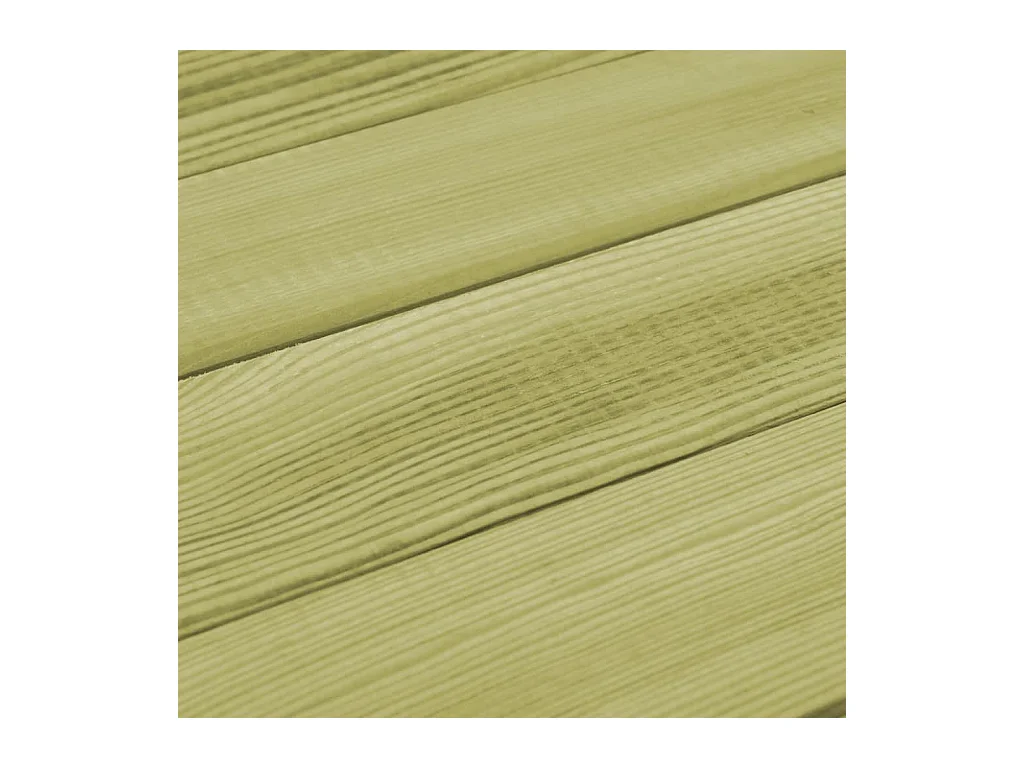 Table de pique-nique et bancs 90x90x58 Pinède imprégnée