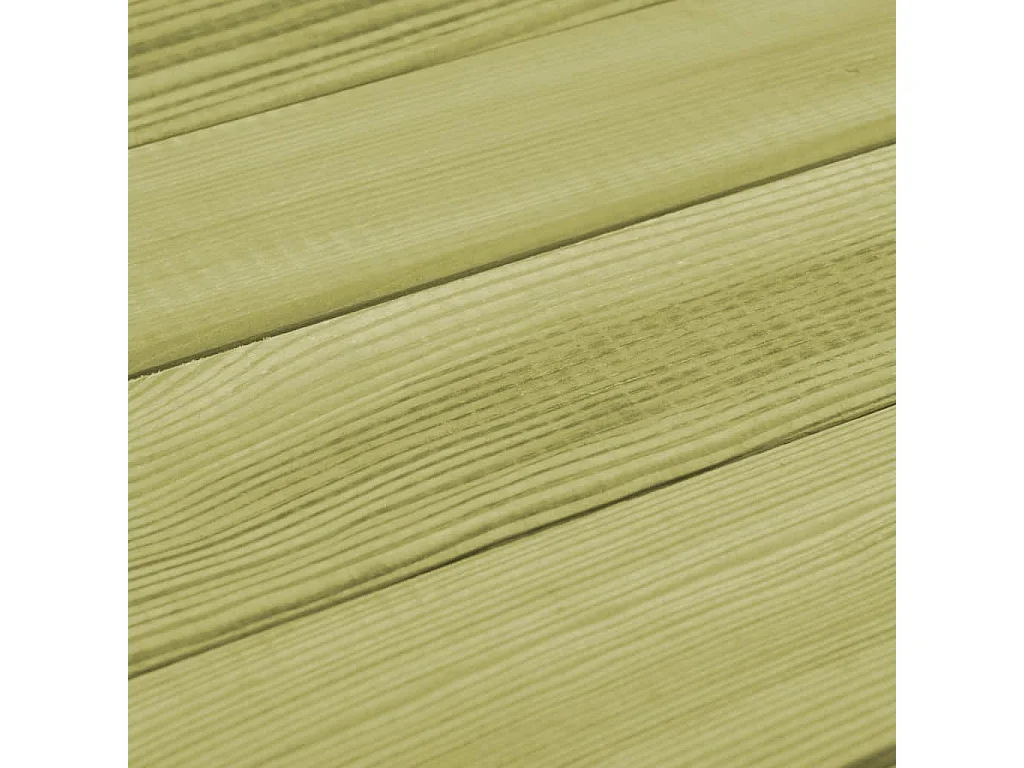 Table de pique-nique et bancs 90x90x58 Pinède imprégnée