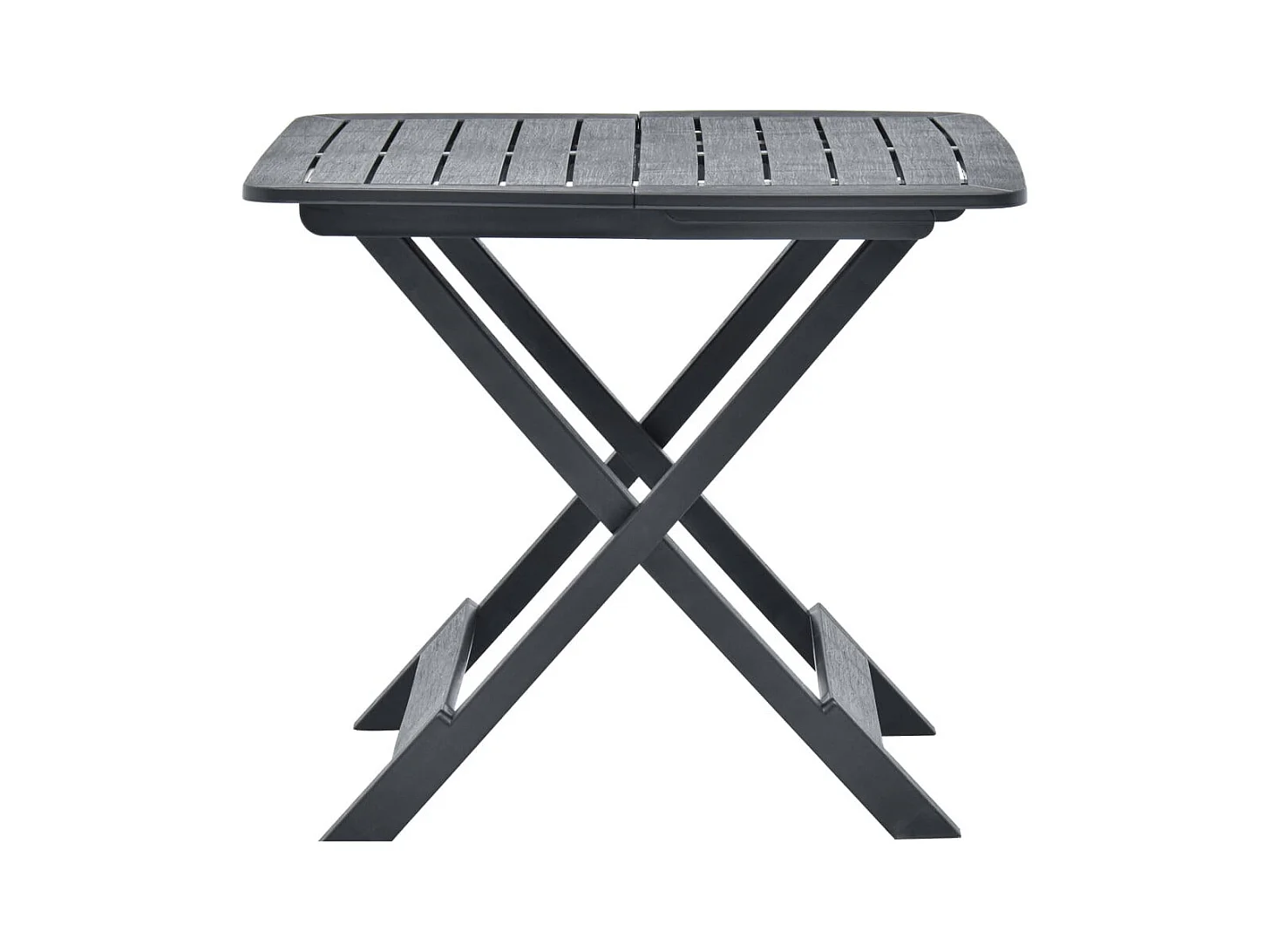 Table pliable de jardin Anthracite 79x72x70 Plastique