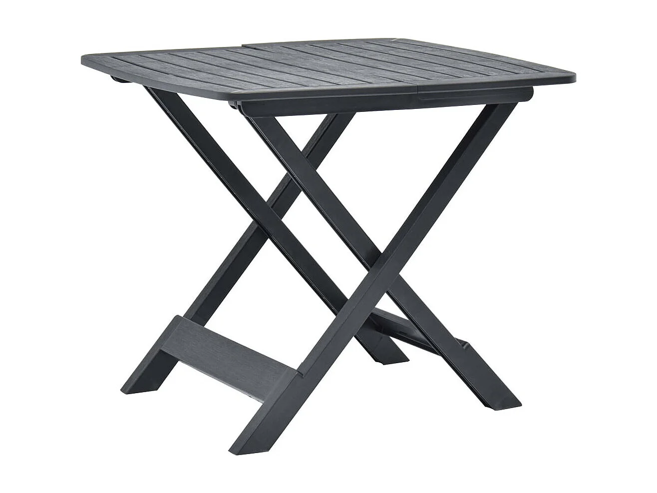 Table pliable de jardin Anthracite 79x72x70 Plastique