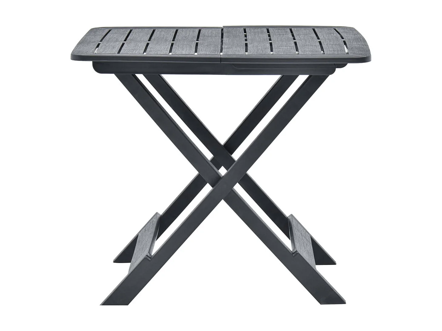 Table pliable de jardin Anthracite 79x72x70 Plastique