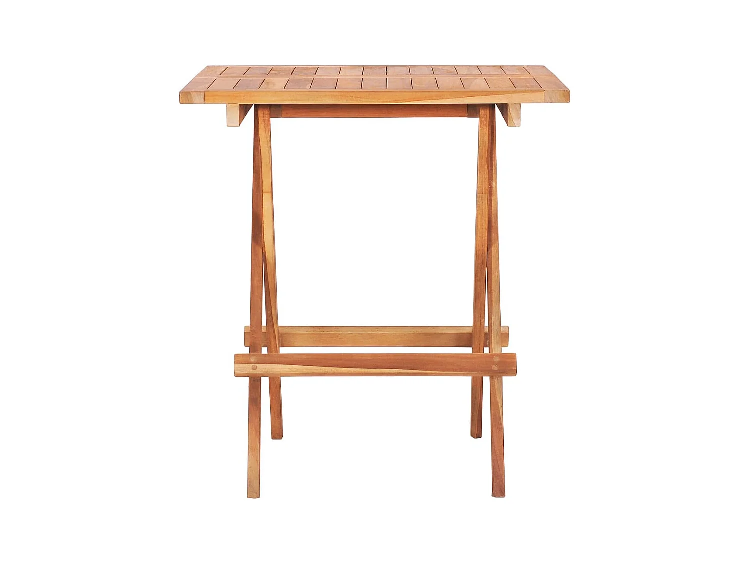 Table de bistro pliable 60x60x65 Bois de teck solide