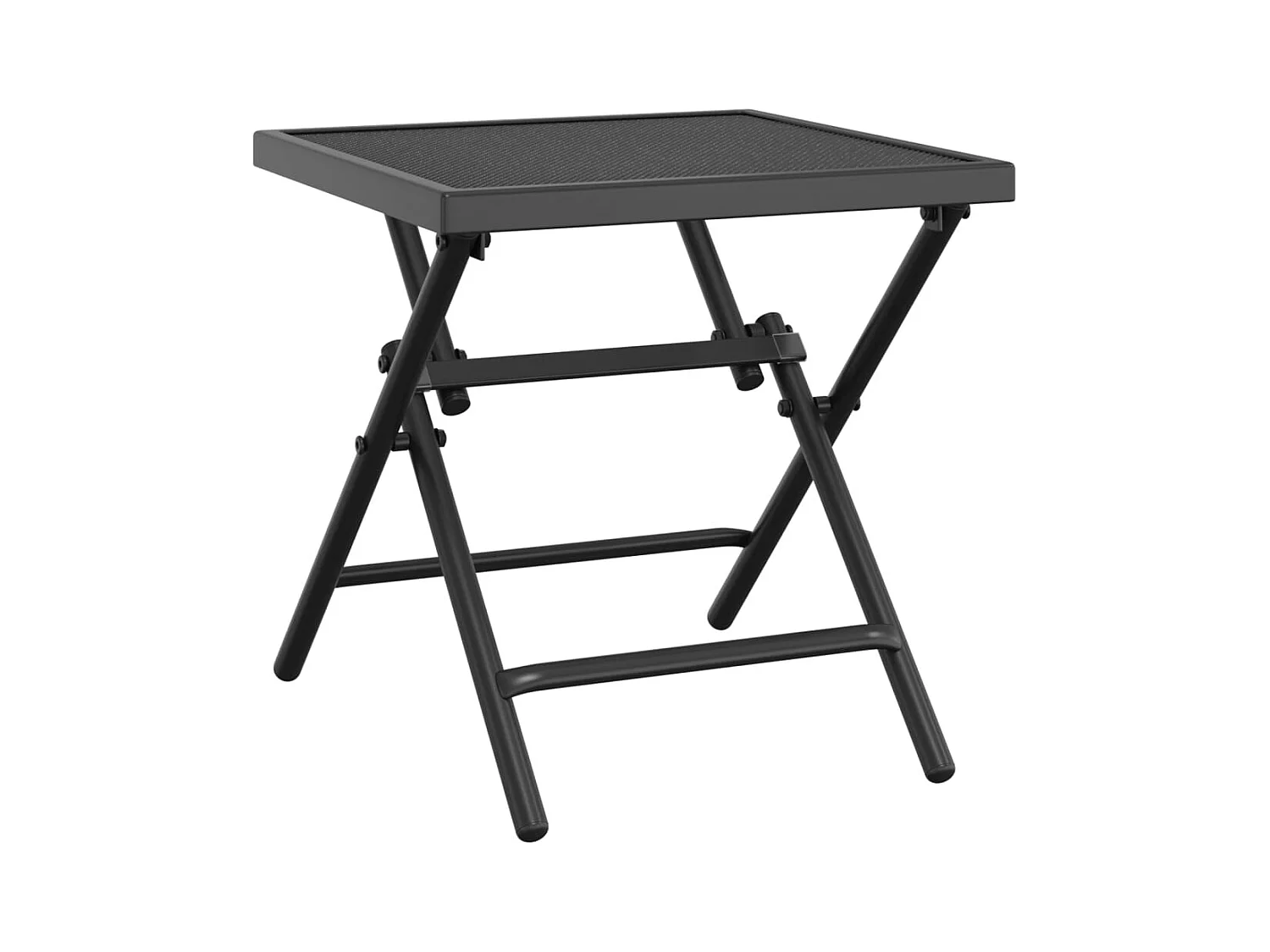 Table de jardin pliable anthracite 38x38x38 Treillis d'acier