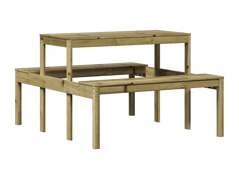 Table de pique-nique 110x134x75 bois de pin imprégné