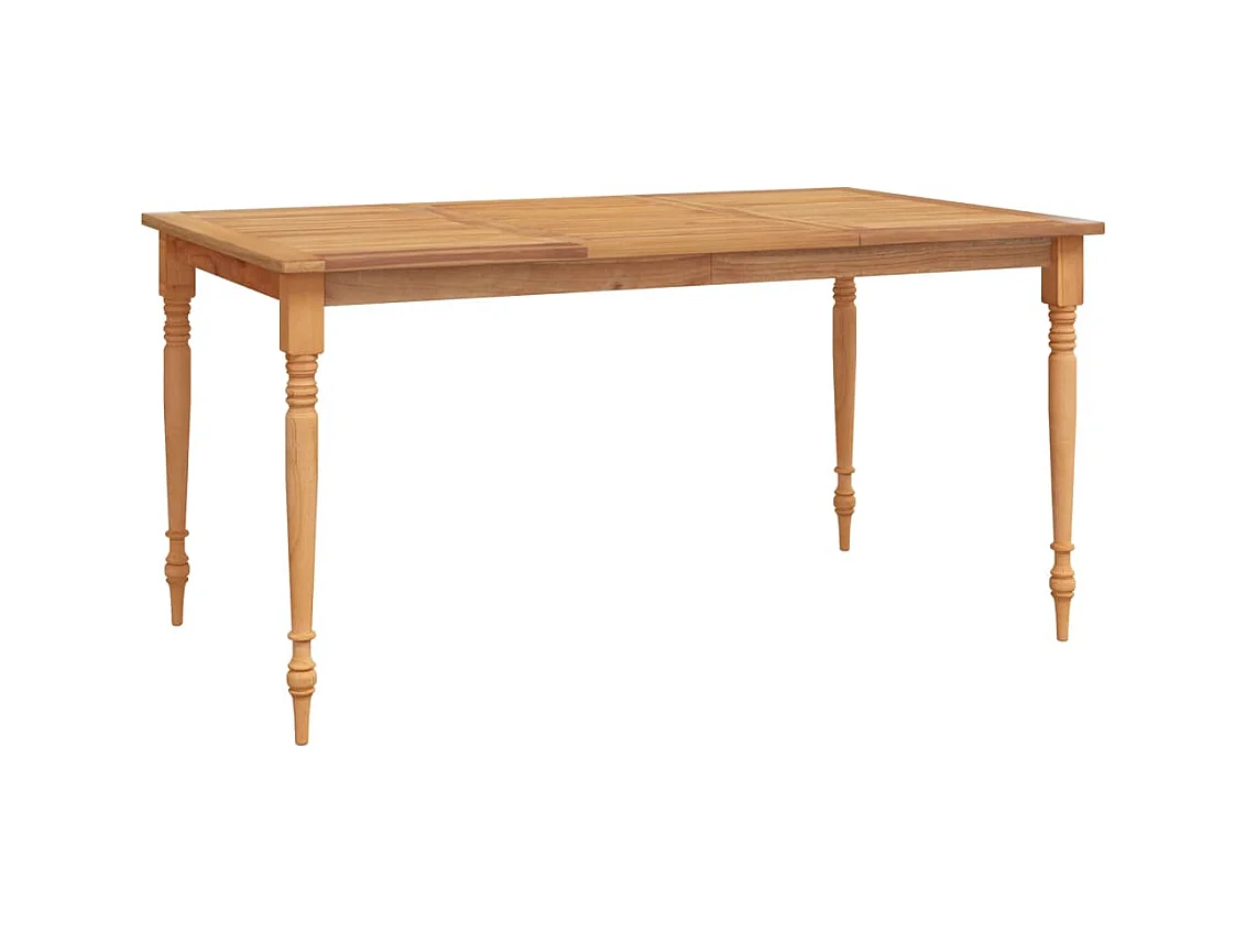 Table Batavia 150x90x75 Bois de teck solide
