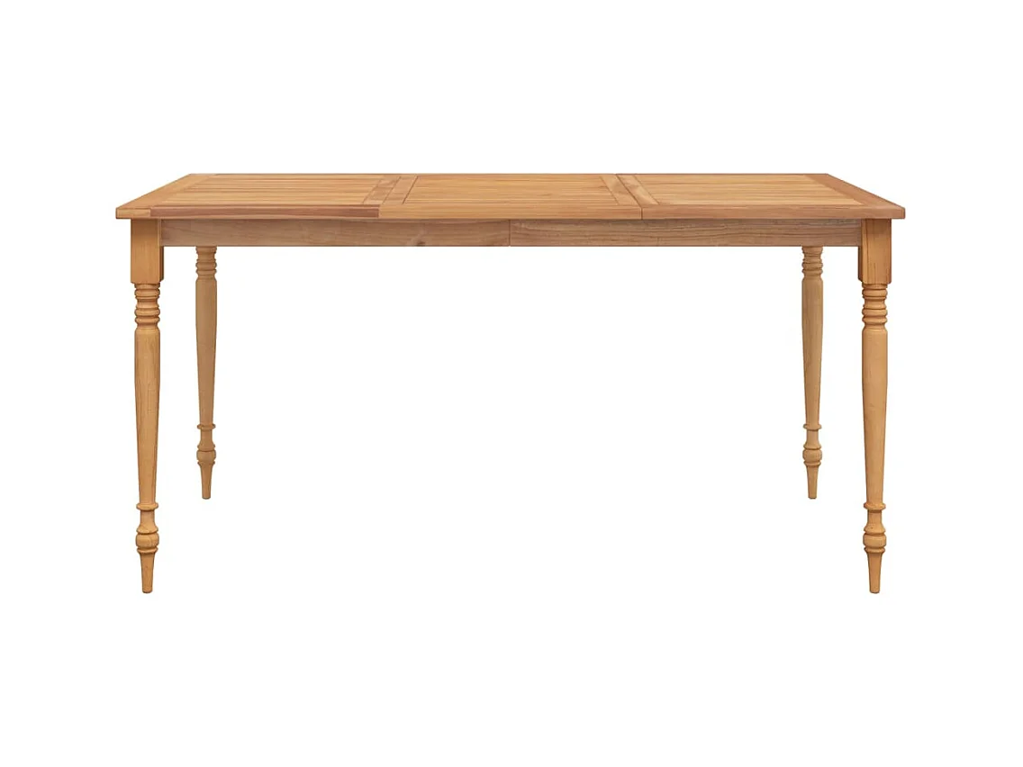 Table Batavia 150x90x75 Bois de teck solide