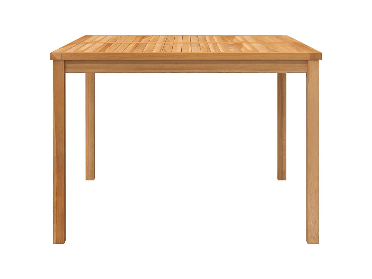 Table à dîner de jardin 110x110x77 Bois de teck solide
