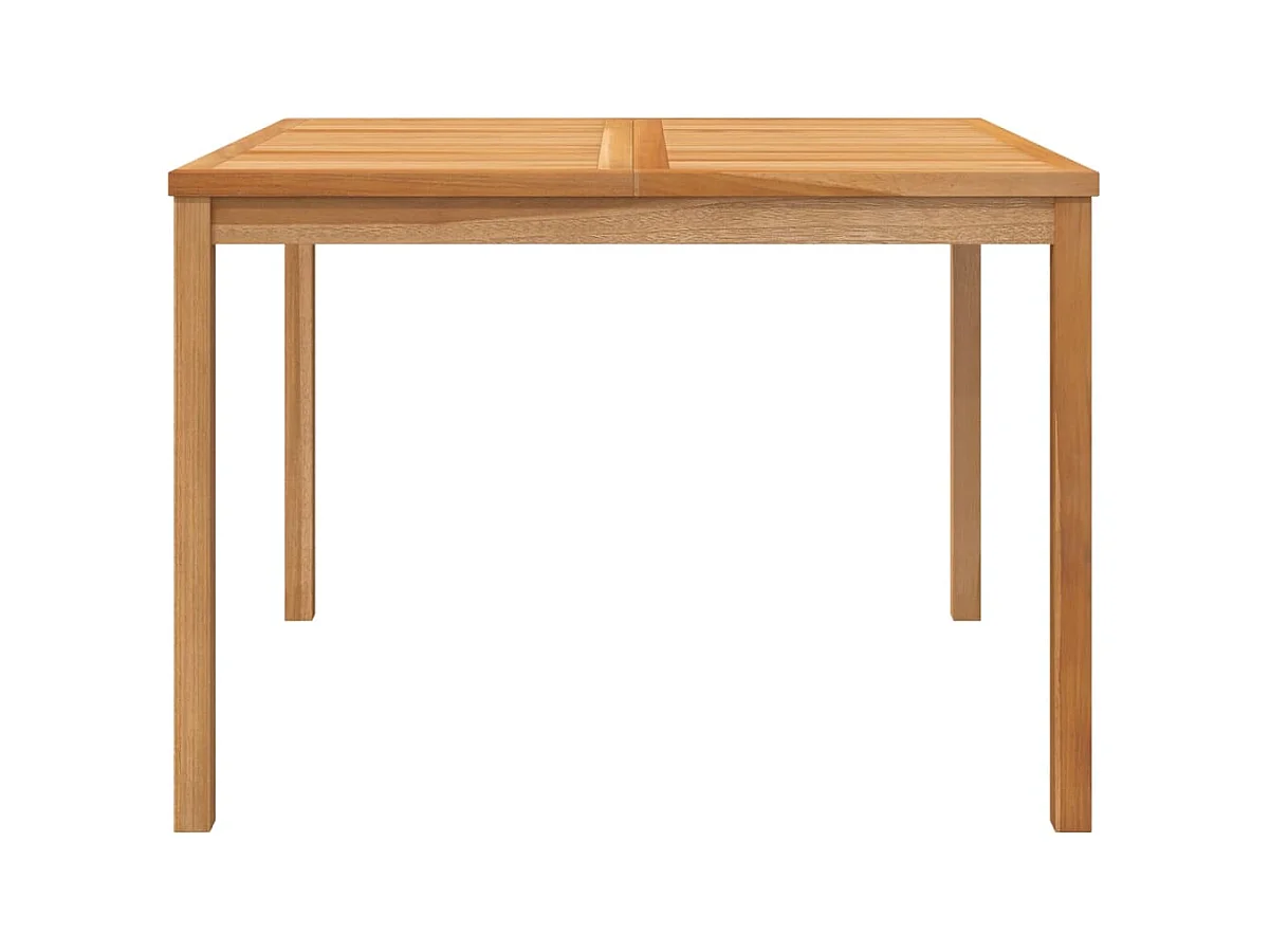 Table à dîner de jardin 110x110x77 Bois de teck solide