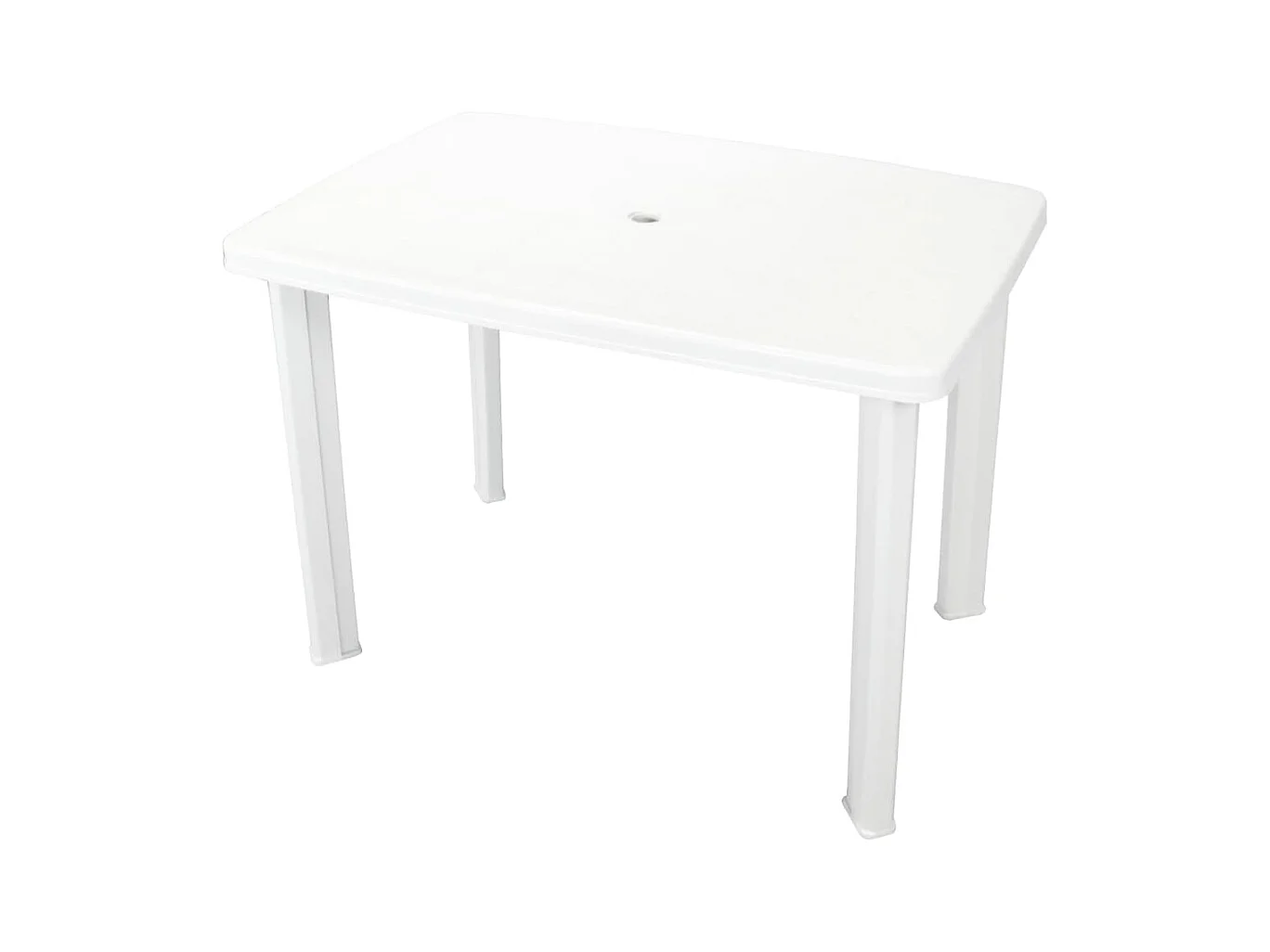 Table de jardin Blanc 101 x 68x72 Plastique