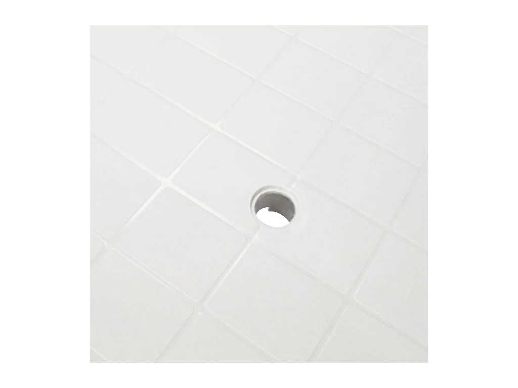 Table de jardin Blanc 101 x 68x72 Plastique