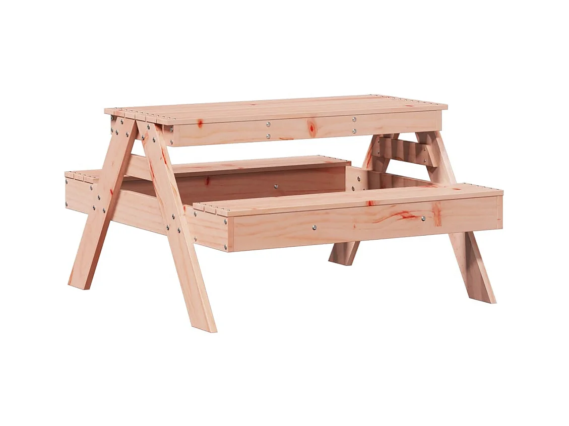 Table de pique-nique pour enfants bois massif de douglas
