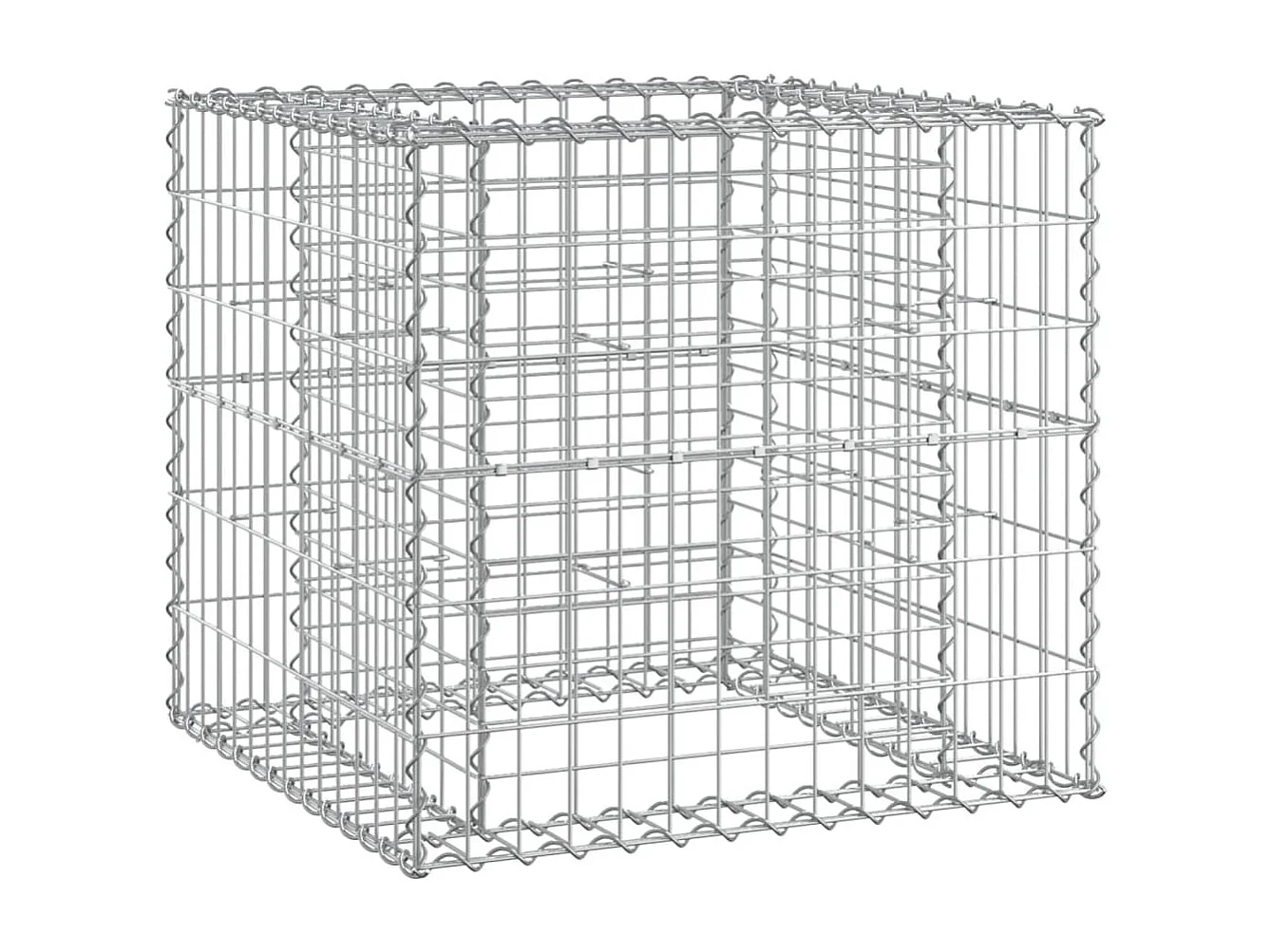 Banc de jardin avec panier en gabion bois de pin imprégné