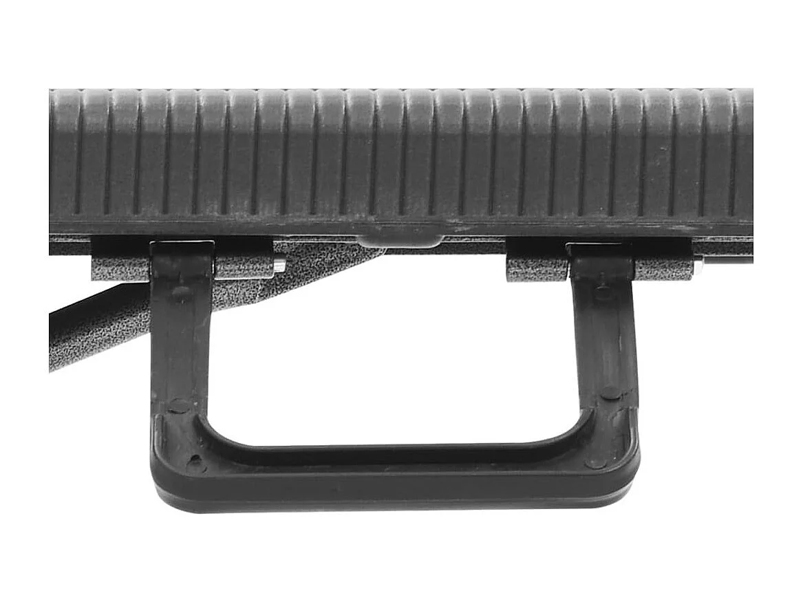 Bancs de jardin pliables 2 pcs 180cm PEHD Noir 2