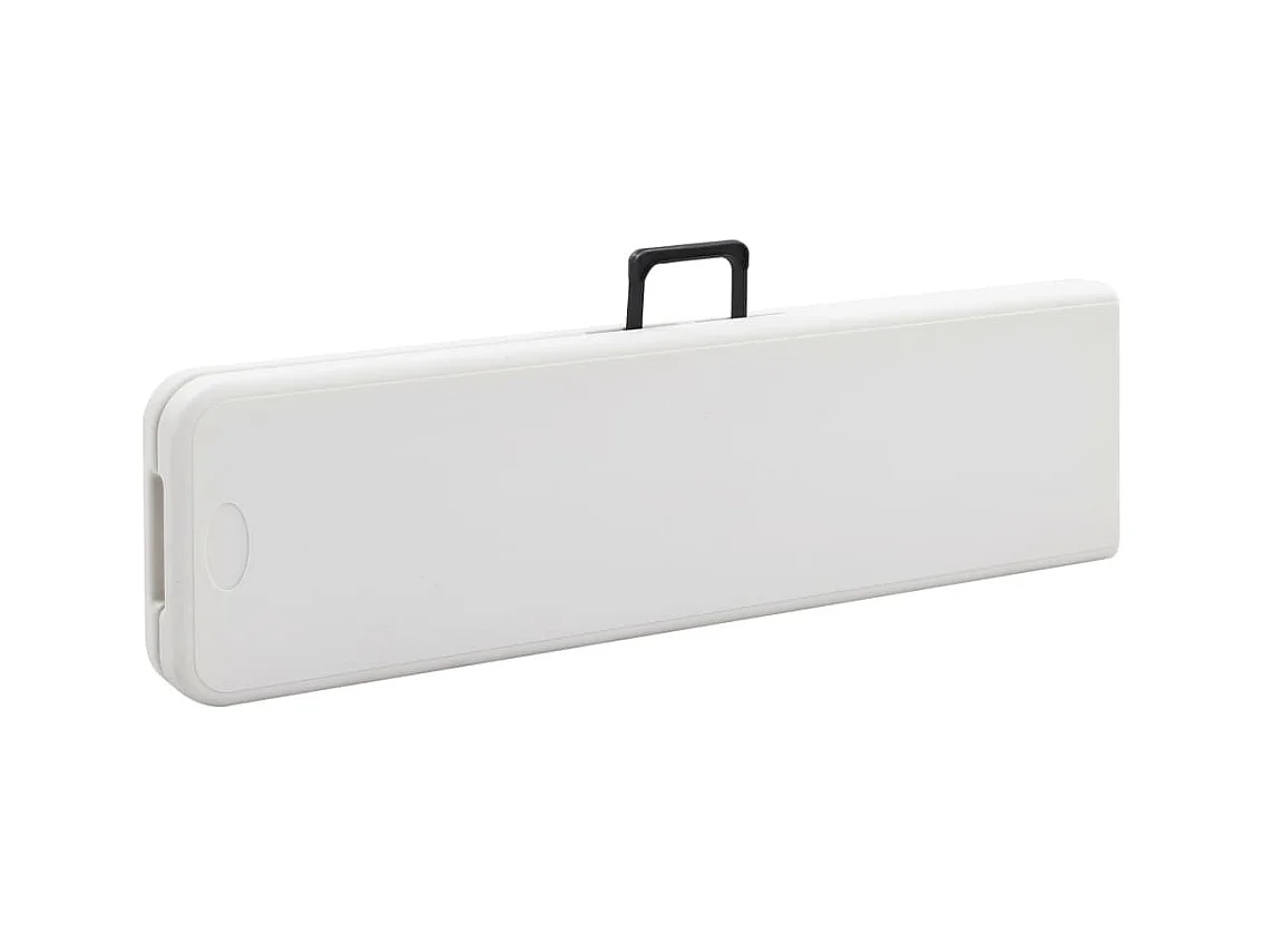 Bancs de jardin pliables 2 pcs 180cm PEHD Blanc