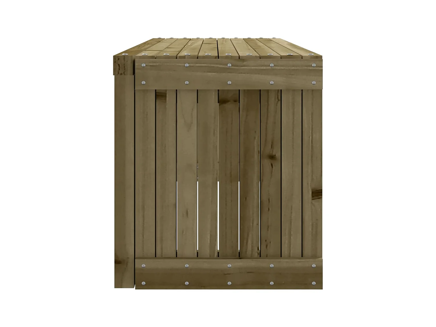Banc de jardin extensible 212,5x40,5x45 bois de pin imprégné