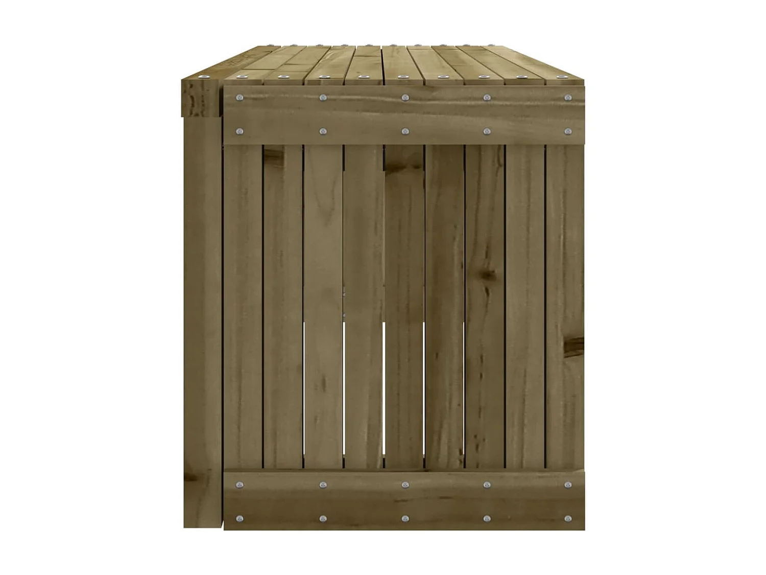Banc de jardin extensible 212,5x40,5x45 bois de pin imprégné