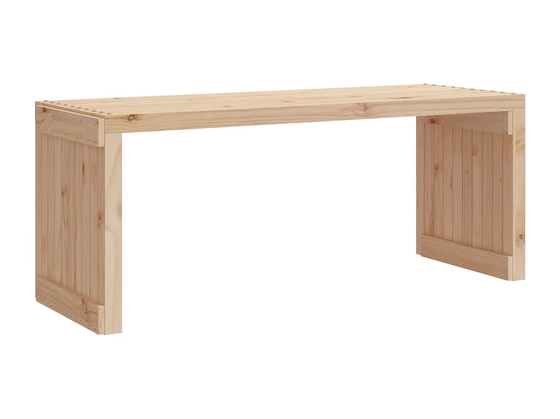 Banc de jardin extensible 212,5x40,5x45 bois massif de pin
