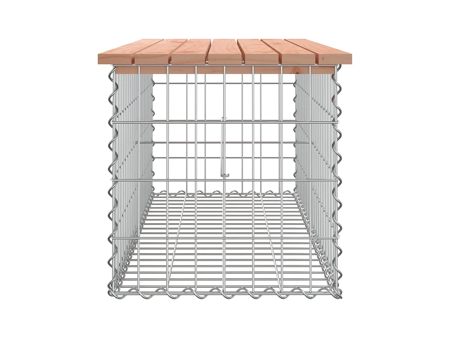 Banc de jardin design gabion 103x44x42 bois massif de douglas