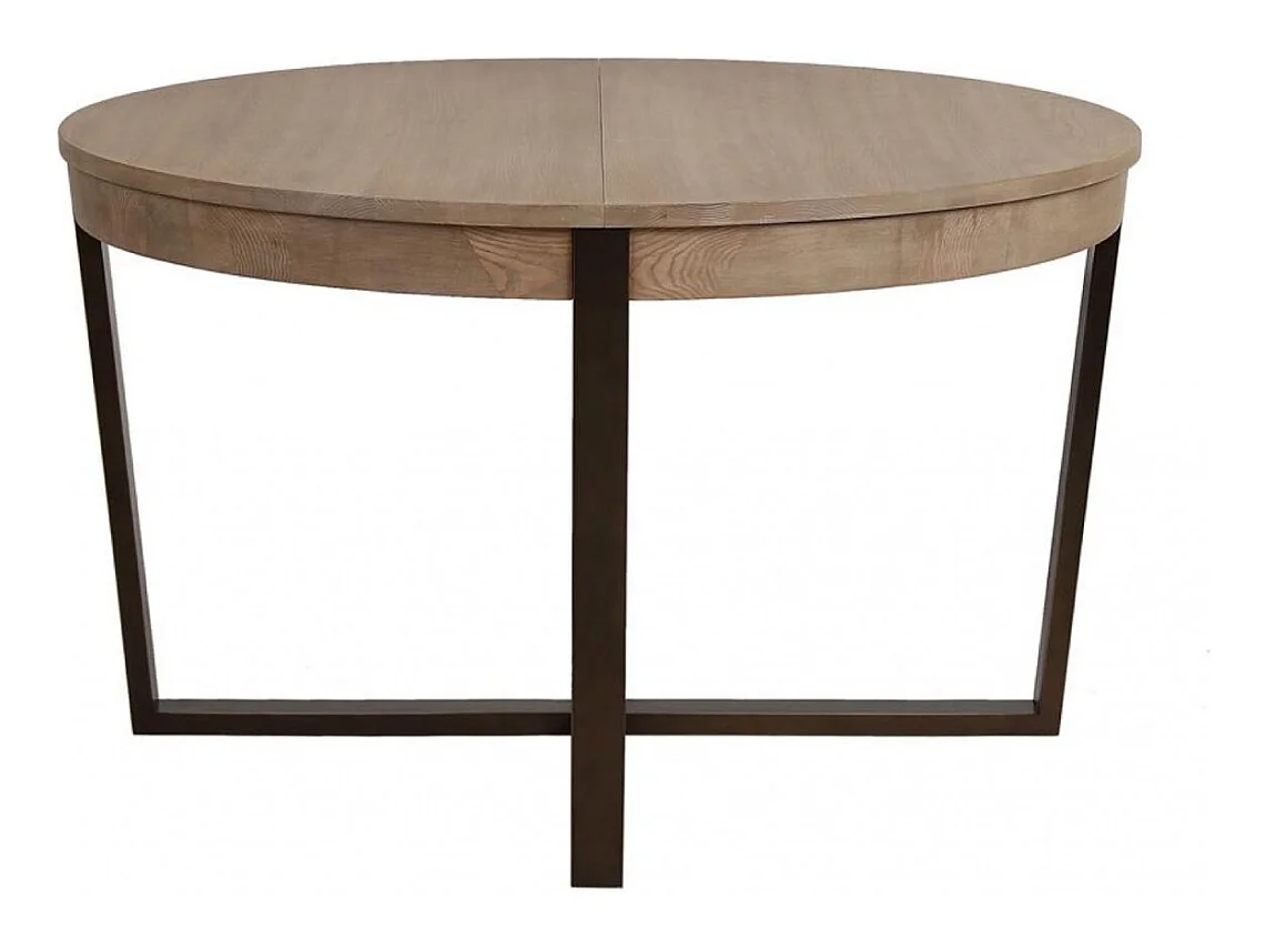 Table ronde extensible Bois Beige - Demeure Interior's