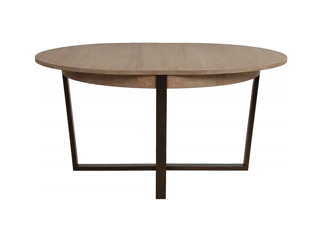 Table ronde extensible Bois Beige - Demeure Interior's