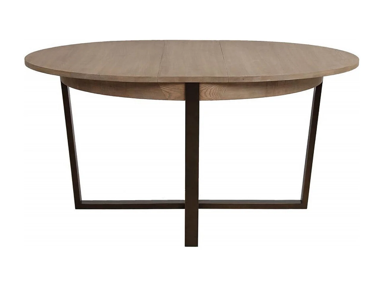 Table ronde extensible Bois Beige - Demeure Interior's