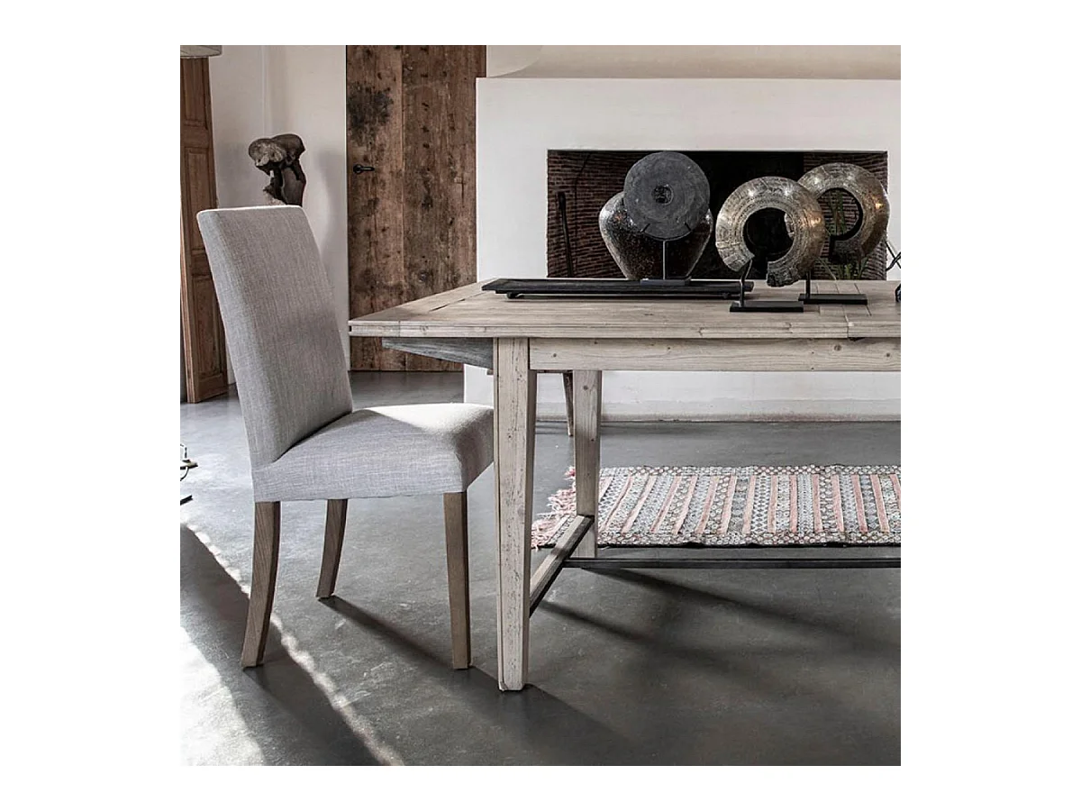 Lot de 2 chaises romane Bois Beige - Les Étoffes Interior's