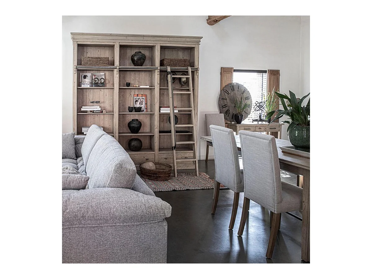 Lot de 2 chaises romane Bois Beige - Les Étoffes Interior's