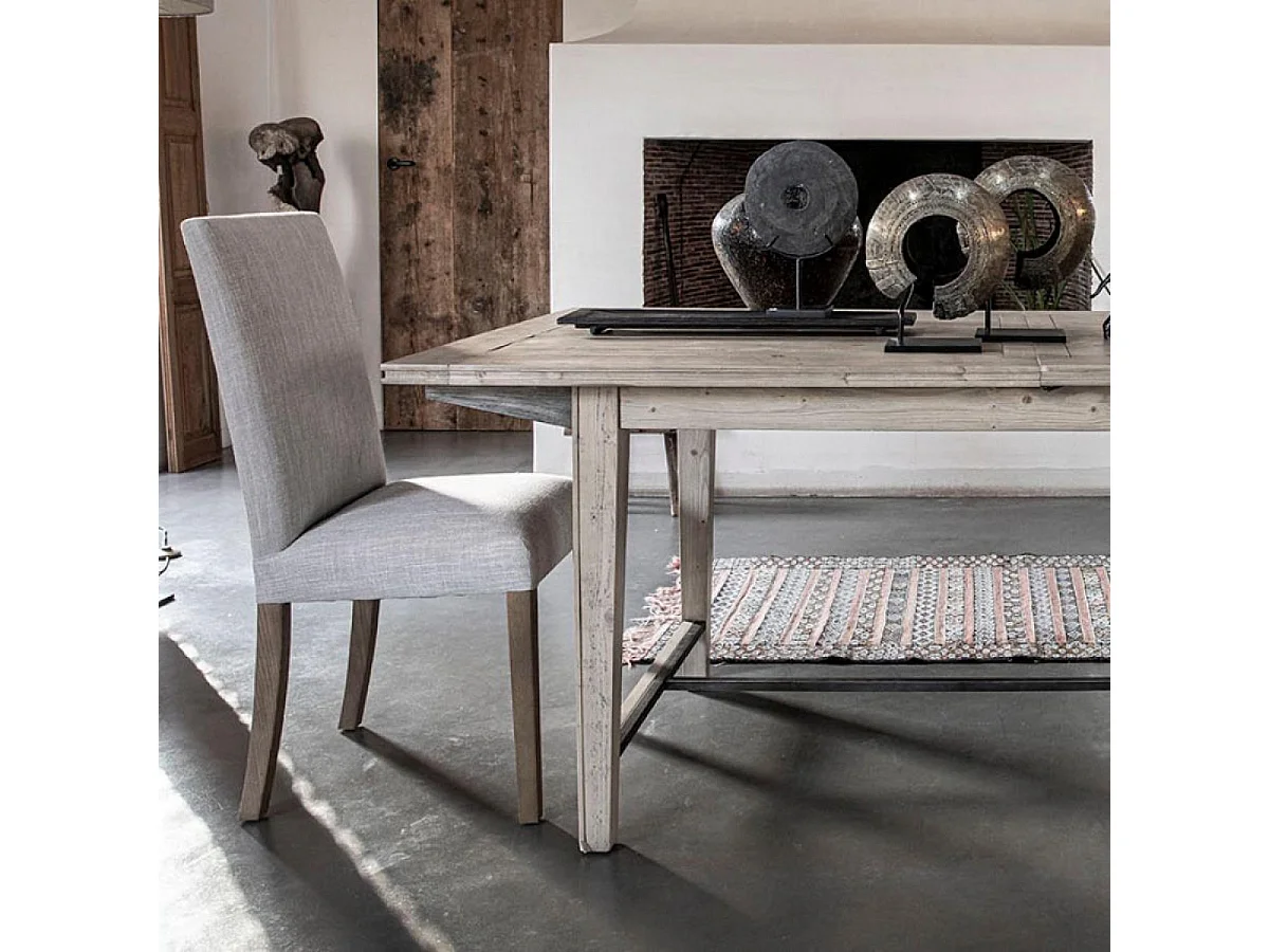 Lot de 2 chaises romane Bois Beige - Les Étoffes Interior's