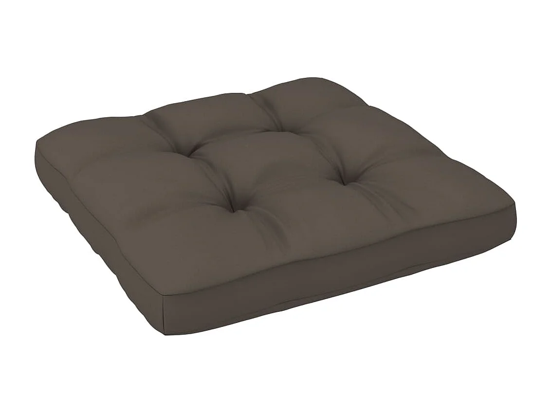 Salon de jardin palette 4 pcs et coussins Pin imprégné de blanc 8
