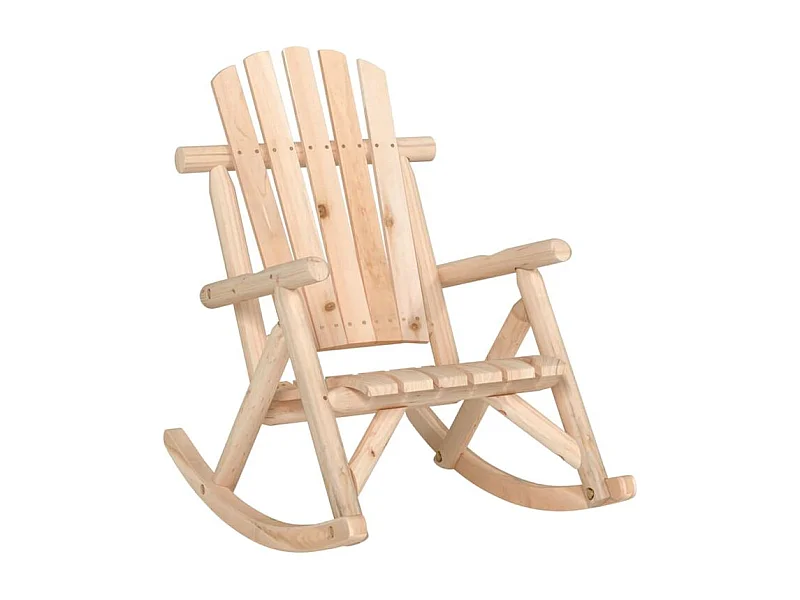 Ensemble de salon de jardin 3 pcs bois massif d'épicéa