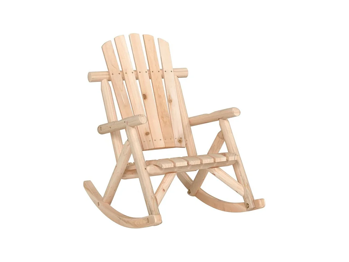 Ensemble de salon de jardin 3 pcs bois massif d'épicéa