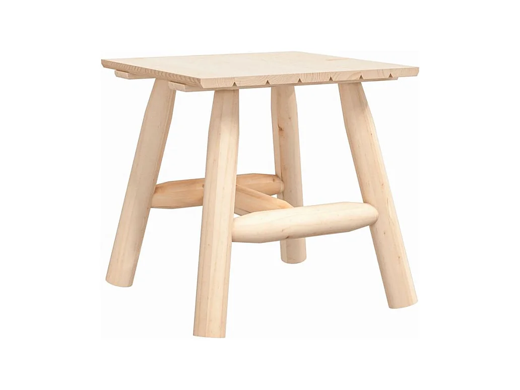 Ensemble de salon de jardin 3 pcs bois massif d'épicéa