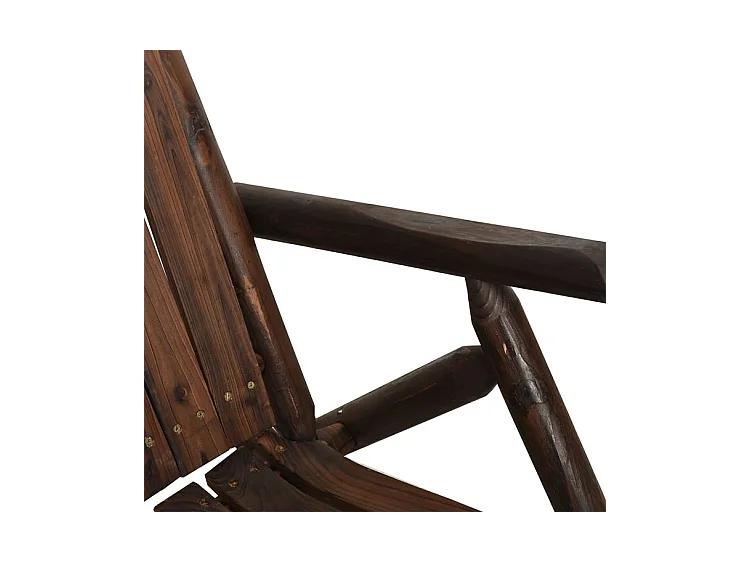 Ensemble de salon de jardin 3 pcs bois massif d'épicéa