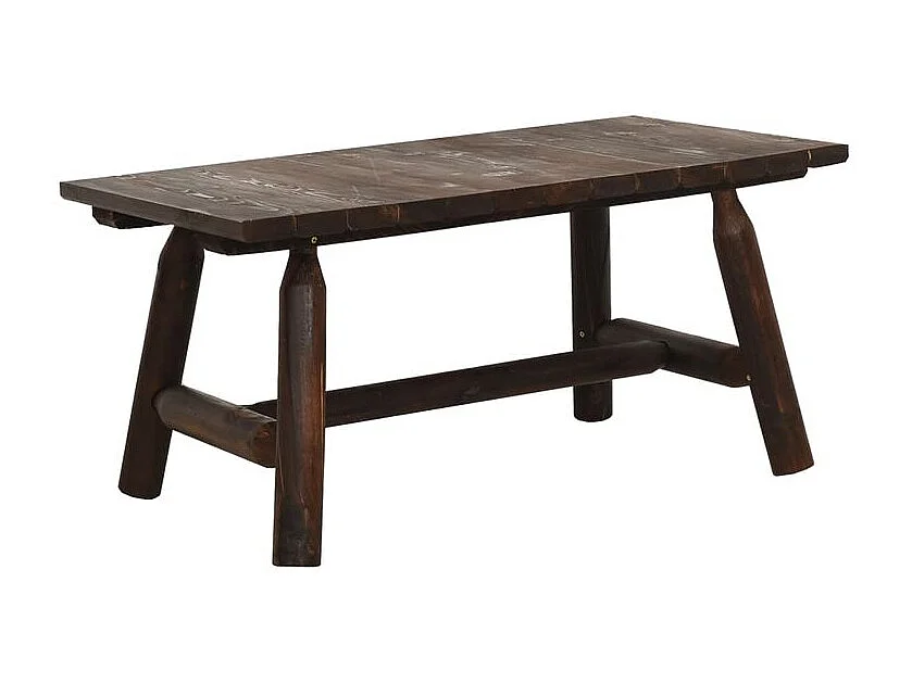 Ensemble de salon de jardin 3 pcs bois massif d'épicéa