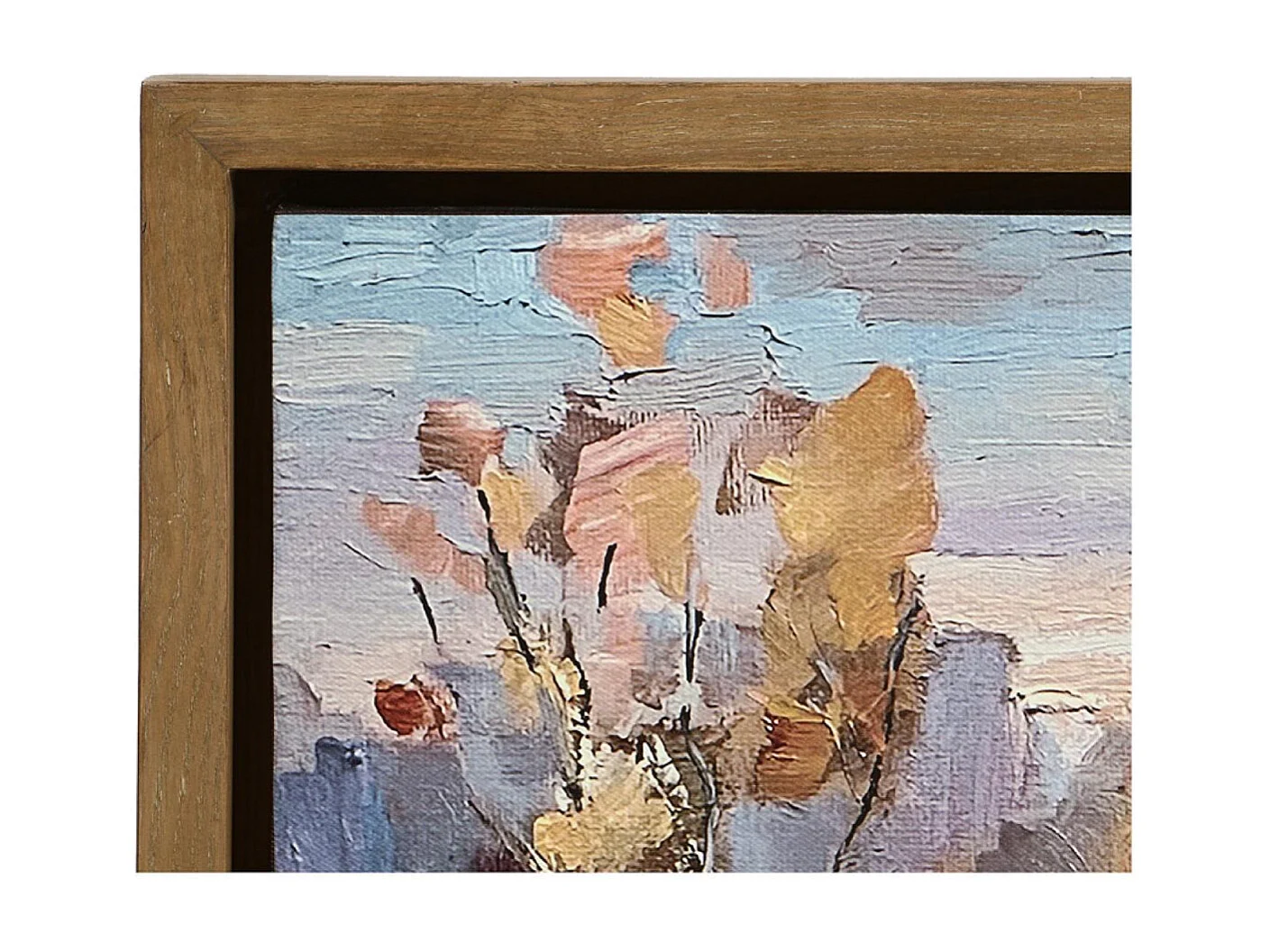 Huile campagne automnale Bois Multicolore - Campagne Interior's