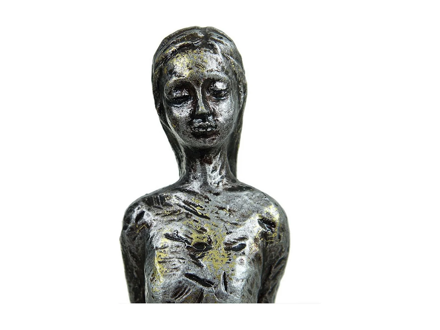 Statue danseuse à visser Résine Gris - Charme Interior's