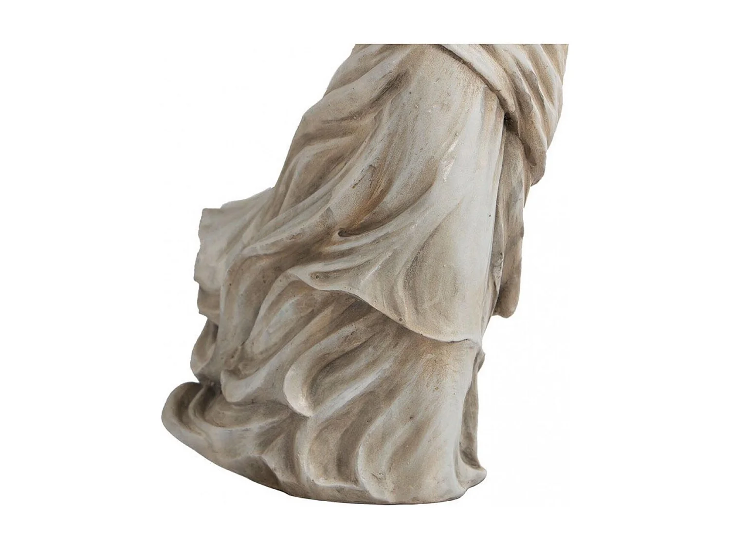 Statue silhouette ailée à visser Résine Blanc - Chic Interior's